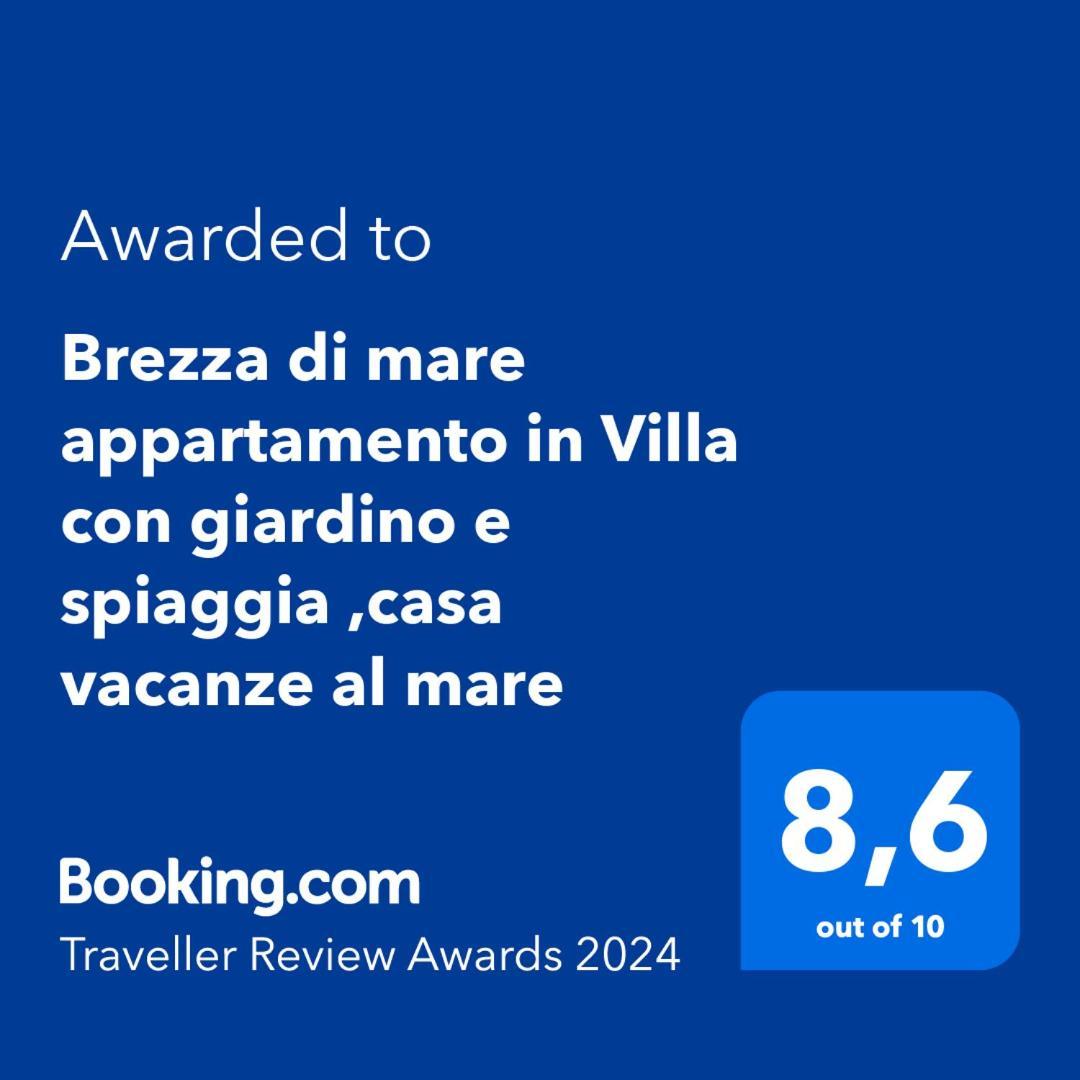 Brezza Di Mare Appartamento In Villa Con Giardino E Spiaggia ,Casa Vacanze Al Mare كوارتو سانتيلينا المظهر الخارجي الصورة